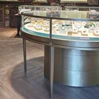Meubles de présentation pour bijouterie commerciale, vitrine de présentation de bijoux, meuble d'exposition pour bijouterie