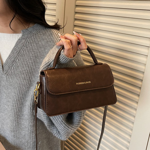 Sac vintage pour femme 2026, nouvelle mode, sac à bandoulière, sac à main haut de gamme pour femme, petit sac carré - Product Image 5