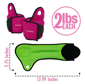 Pesas de muñeca de mano de 3lb, 5lb, 8lb y 10lb personalizadas con orificio para el pulgar, pesas de brazo de Fitness para hombres y mujeres, ejercicios de cardio para correr - Product Image 5