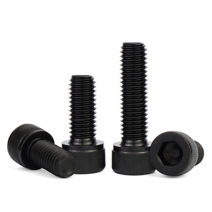 Tornillos de Acero Inoxidable SS304 MALAXY China, M6, Llave Allen, DIN912, Tornillo de Cabeza Cilíndrica, Tornillo Allen, Tornillo de Cabeza Redonda, Óxido Negro, M4 - Product Image 1