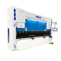 Presse plieuse CNC de pointe avec système de commande Delem DA53T, pliage automatique, machine de formage de métaux de haute précision