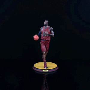 Balón de Baloncesto Realista de Primera Calidad de la Estrella del Baloncesto <span class=keywords><strong>LeBron</strong></span> James Cleveland # Figura de acción coleccionable de PVC de 23 cm - Product Image 1
