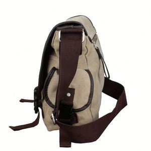 New <b>Canvas</b> Mens Messenger Crossbody <b>Tote</b> Backpack Casual Single-Shoulder Chains Breathable for Middle School Students - Product Image 2