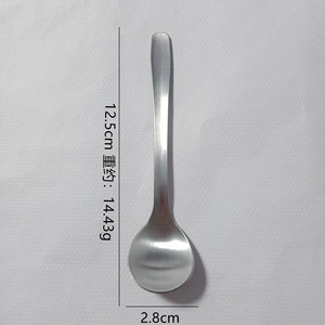 Cuillère à fruits en acier inoxydable, fourchette, cuillère à dessert, ensemble de couverts de style occidental, utilisation commerciale pour restaurant, ustensile de style <span class=keywords><strong>chinois</strong></span> - Product Image 6