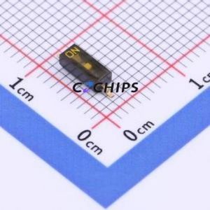 SOP01 DIP Switch SMD,2.3x5.6mm Switch Single Pole Single Throw 1 1.27mm 25mA - Product Image 1