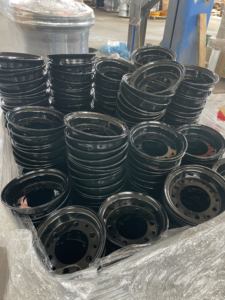 גלגלי פלדה למלגזה 5.00F-<span class=keywords><strong>10</strong></span> אינץ' חישוקי גלגלים תעשייתיים מפוצלים לצמיגים 650-<span class=keywords><strong>10</strong></span> - Product Image 3