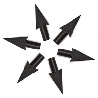 Flèches de chasse en acier noir pour tir à l'arc, pointes en acier pour arc à poulies, pointes de flèche pour arbalète, vente en gros