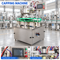 Machine automatique de bouchage et de capsulage de bouteilles d'alcool en acier inoxydable, machine de pressage de bouchons de bouteilles d'alcool conformes aux normes nationales