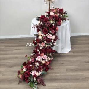 Corredores de flores artificiales para decoración de fiestas - Product Image 3