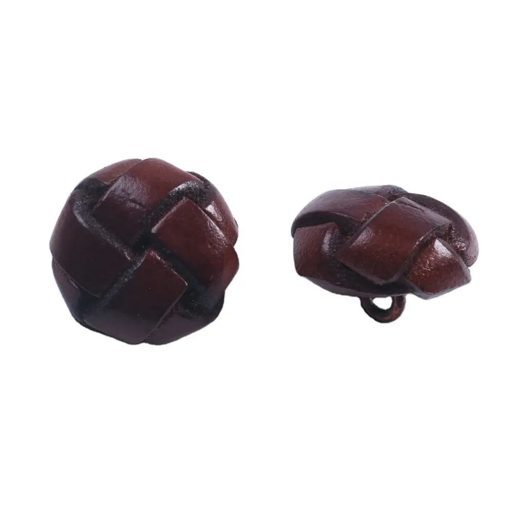 Customs Button Genuine Leather for Coat BN80086