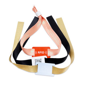 Pulsera de Tela Tejida Personalizada con Microchip RFID para Actividades - Product Image 6