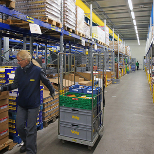 Esoon tùy chỉnh Lưu trữ Giao thông vận tải mạ kẽm Wire Mesh gấp kim loại cán giỏ hàng xe đẩy - Product Image 6