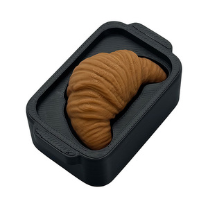 Llavero Clicker de Croissant Impreso en 3D, Juguete Antiestrés Creativo, Colgante con Botón de Presión, Novedoso Regalo, Accesorio Decorativo para Bolsas - Product Image 2