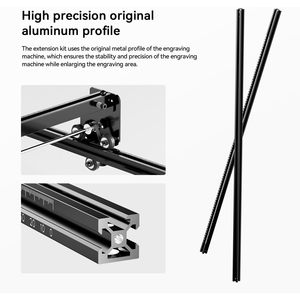 Kit d'extension d'axe Y plus long RAY5 5W/10W/20W Diode Laser Graveur Acrylique Pierre Métal Plastique Verre Materiaux-Max NEJE B0CSK95T8R - Product Image 3