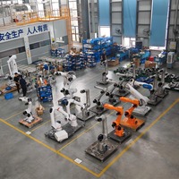 Petit robot articulé à 6 axes, bras léger pour le traitement de pièces dans les espaces restreints, robot collaboratif, puissance 4 kW, 220V/380V, 80 kg