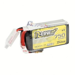 Tattu R-Line 1.0 LiPo 750mAh 11.1V/14.8V 95C 3S 4S1P Plastic Battery Pack XT30 <b>Plug</b> RC FPV Racing Quadcopter China - Product Image 1