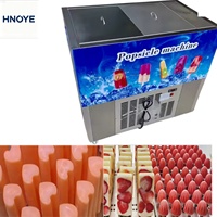 Duurzame commerciële ijslollymachine, 304 roestvrijstalen mallen, hoge capaciteit 2000 stuks/dag