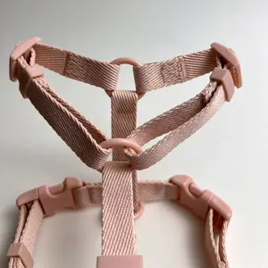 Conjunto de Coleira e Guia para Cães Personalizado e Ecológico com Faixas Reflexivas em Poliéster Macio - Product Image 2