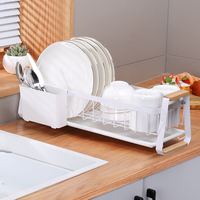 Nouveau style : Égouttoir à vaisselle portable, support de rangement pour cuisine