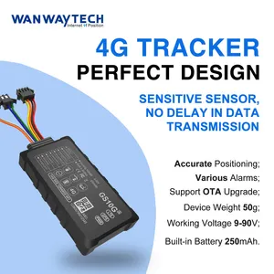 WanWay Hersteller 4G Auto Sicherheit GPS Tracking-Gerät Fern Günstige Container Motorrad Auto Fahrzeug Mini GPS Tracker