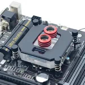 CPU water cooling block LCD temperature display rgb light cpu water block support 1151 115x 1366 2011. UPR-2020I
