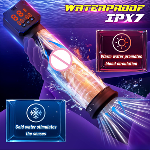 Bomba de Vacío Eléctrica Automática a Prueba de Agua con Pantalla LCD para Agrandamiento del Pene, Amplificador, Masturbador, Juguetes Sexuales para Hombres - Product Image 4