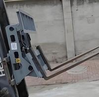 Fourche de déchargement certifiée CE, nouvelle, à montage standard, accessoire pour chariot élévateur, garantie 1 an, origine Chine, conformité aux normes du marché européen