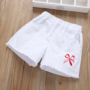 Estate bambini Jeans ragazze a vita media Denim Shorts bambine graziosi <span class=keywords><strong>pantaloni</strong></span> <span class=keywords><strong>corti</strong></span> <span class=keywords><strong>da</strong></span> bambino <span class=keywords><strong>pantaloni</strong></span> Casual - Product Image 5