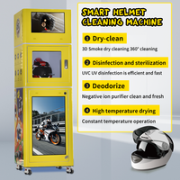 Machine de Nettoyage et Stérilisation Automatique Intelligente Extérieure pour Casques de Moto et de Vélo de Course avec Séchage Intégré