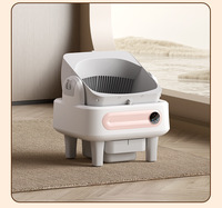 PAIPET Bac à litière automatique intelligent autonettoyant pour chat avec contrôle par application, grande poubelle, contrôle des odeurs, vente en gros OEM
