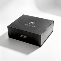 Boîte à fermeture magnétique personnalisée avec insert en mousse, emballage en papier rigide écologique pour la présentation de cadeaux de vin de luxe