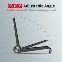 Support pliable réglable flexible de support de téléphone de tablette d'ABS pour le bureau extérieur de bureau avec le logo fait sur commande