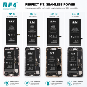 Batteria di Ricambio RF4 di Qualità OEM per <span class=keywords><strong>iPhone</strong></span> 7G 7P 8G 8P, 500 Cicli, 100% Salute della Batteria, Cella agli Ioni di Litio - Product Image 2