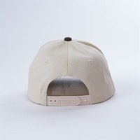 Casquette de baseball en coton personnalisée à 5 panneaux avec patch logo, casquettes de baseball A Frame de tons différents à 5 panneaux