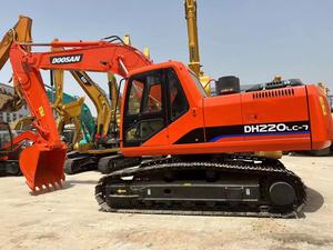 รถขุดล้อยาง DOOSAN DH220LC-7 พร้อมการรับประกัน 1 ปี แรงบิดสูง เครื่องยนต์ เกียร์ PLC และลูกปืน - Product Image 3