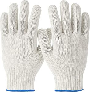 Anti-static Anti-Slip Anti-cut Anti-Heat Anti-Impact Wear-Resistant Comfortable Breathable Cotton <b>Knitted</b> Safety <b>Gloves</b> - Product Image 1