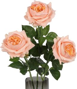 High Quality <b>Artificial</b> Real Touch Silk Roses <b>Flowers</b> Latex Coated Center Piece Table Decorations Wedding Decorative <b>Flowers</b> - Product Image 1
