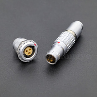 Connecteur circulaire auto-bloquant 0B 3 broches Push-Pull FGG.0B.303.CLAD52 Prise & EGG.0B.303.CLL Prise femelle