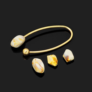 Anillo de decoración Irregular personalizado para mujer, hebilla de cuentas, Pin de Metal de aleación de Zinc para vestido, traje de baño, zapatos de hombro, decoraciones de cinturón - Product Image 6
