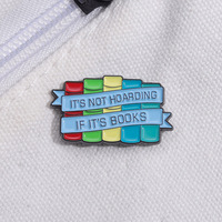 Accessoires de mode créatifs et simples Broche Personnalité Livre Forme Métal Badge Cartoon Livre Série Sac Épinglettes en émail