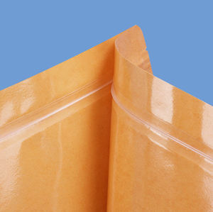 Xinrunjin, bolsa de papel Kraft sellada impermeable gruesa para comida personalizada, bolsa de embalaje de ventana esmerilada con apertura automática - Product Image 4