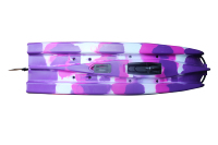 Kayak de pêche et de tourisme Vicking monoplace 10,4 pieds en HDPE rotomoulé avec double pédale et moteur électrique, écologique, type sit-on-top