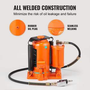 DB, venta al por mayor, gato de botella hidráulica de aire de 20 toneladas/40000 libras con rango de elevación de 10,4-19,7 pulgadas, mango Manual soldado, Capacidad de 50 toneladas - Product Image 5