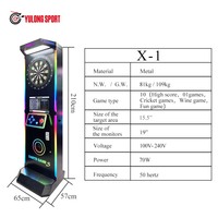 Machine à fléchettes commerciale économique Yulong X-1, à monnayeur pour salles de jeux et clubs