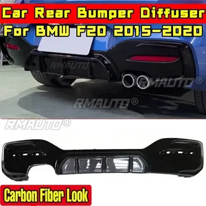 สำหรับ BMW F20 ปี 2015-2020 อุปกรณ์ตกแต่งรถยนต์ BMW F20 ชุดแต่งกันชนหลังแบบดิฟฟิวเซอร์ลายคาร์บอนไฟเบอร์ สไตล์ MP ชุดแต่งสปลิตเตอร์กันชน - Product Image 3