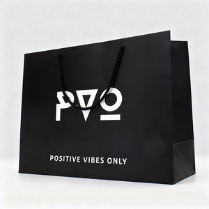 <span class=keywords><strong>Sac</strong></span> à provisions <span class=keywords><strong>de</strong></span> cadeau <span class=keywords><strong>de</strong></span> vêtement <span class=keywords><strong>de</strong></span> luxe <span class=keywords><strong>de</strong></span> logo <span class=keywords><strong>de</strong></span> marque imprimé personnalisé sacs en papier noir personnalisé <span class=keywords><strong>de</strong></span> magasin <span class=keywords><strong>de</strong></span> bijoux emballage avec poignée - Product Image 4