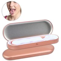 Outils de nettoyage buccal de qualité chirurgicale à haute efficacité Pur Cuivre Bronze Nettoyeurs de langue à pointe plus large SUS 304 Grattoir de langue
