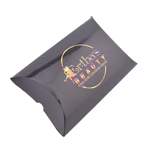 Индивидуальная полноцветная бумажная упаковочная коробка с принтом подушки для волос