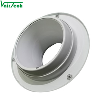 Diffuseur de buse pour voiture, système en aluminium avec bec rond, Jet massant à l'air, ventilation de véhicule