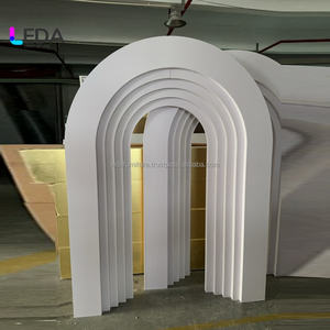 LEDA elegante arco estructura acrílico boda telón de fondo boda decoración perfecta para eventos de boda - Product Image 6
